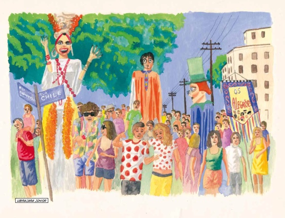 Ilustração de Ubirajara Júnior, na segunda edição da RPHQ, de 2012